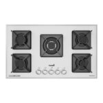 اجاق گاز صفحه ای تورینو پلاس شیشه ای سفید کد TG 503W