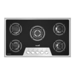 اجاق گاز صفحه ای تورینو پلاس شیشه ای آینه ای کد TG 505M