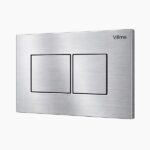 کلید فلاش تانک توکار مدل کلاسیک کروم مات ویلما F110