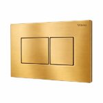 کلید فلاش تانک توکار مدل کلاسیک طلائی مات ویلما F111