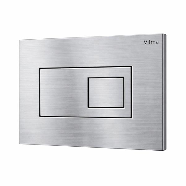 کلید فلاش تانک توکار مدل تیک کروم مات ویلما F112