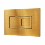 کلید فلاش تانک توکار مدل تیک طلائی مات ویلما F113