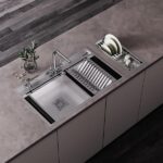 سینک توکار دست ساز تورینو پلاس سایز 70 سانت مدل THS-701 - Image 2