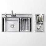 سینک توکار دست ساز تورینو پلاس سایز 70 سانت مدل THS-701