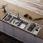 سینک توکار دست ساز تورینو پلاس سایز 100 سانت مدل THS-101 - Image 2