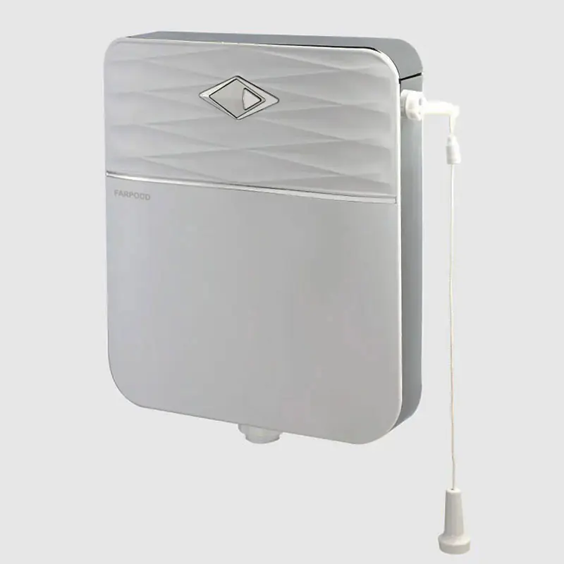 Farpoo-Sahand-Surface-Mounted-Flush-Tank-Grey-F094-7 فلاش تانک روکار سهند خاکستری فرپود F094 - Image 1
