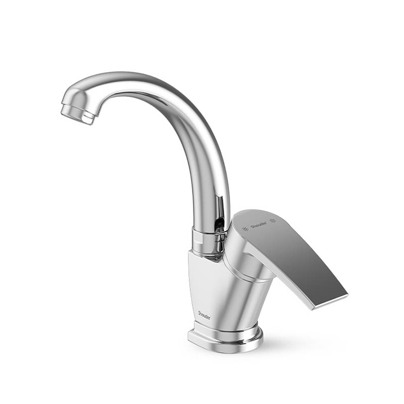 chrome (3) شیر روشویی زدرا شودر مدل پلاس کروم plus - Image 1