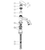 ست شیرآالات شودر مدل پلاس 4تکه کروم plus - Image 6